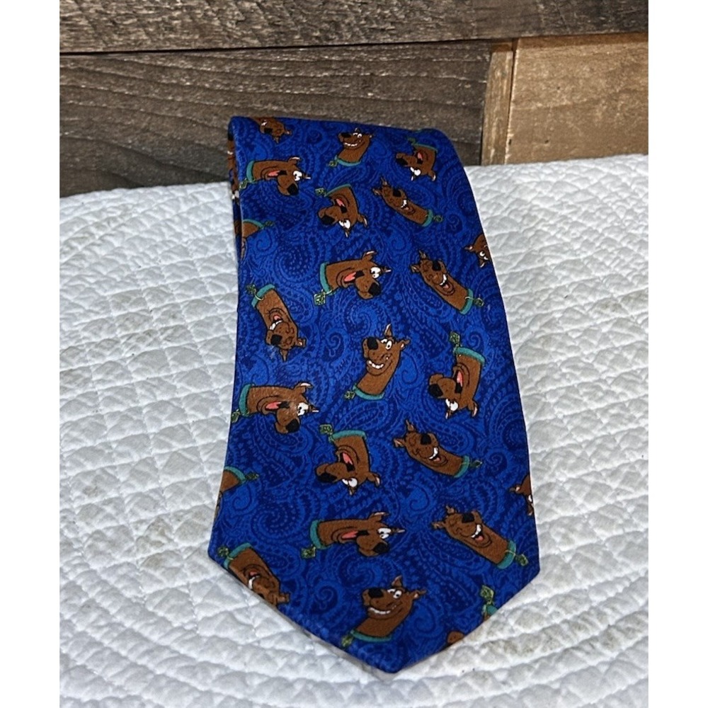 Vintage Scooby Doo Men's Tie 1998 Hanna Barbara The Cartoon Network